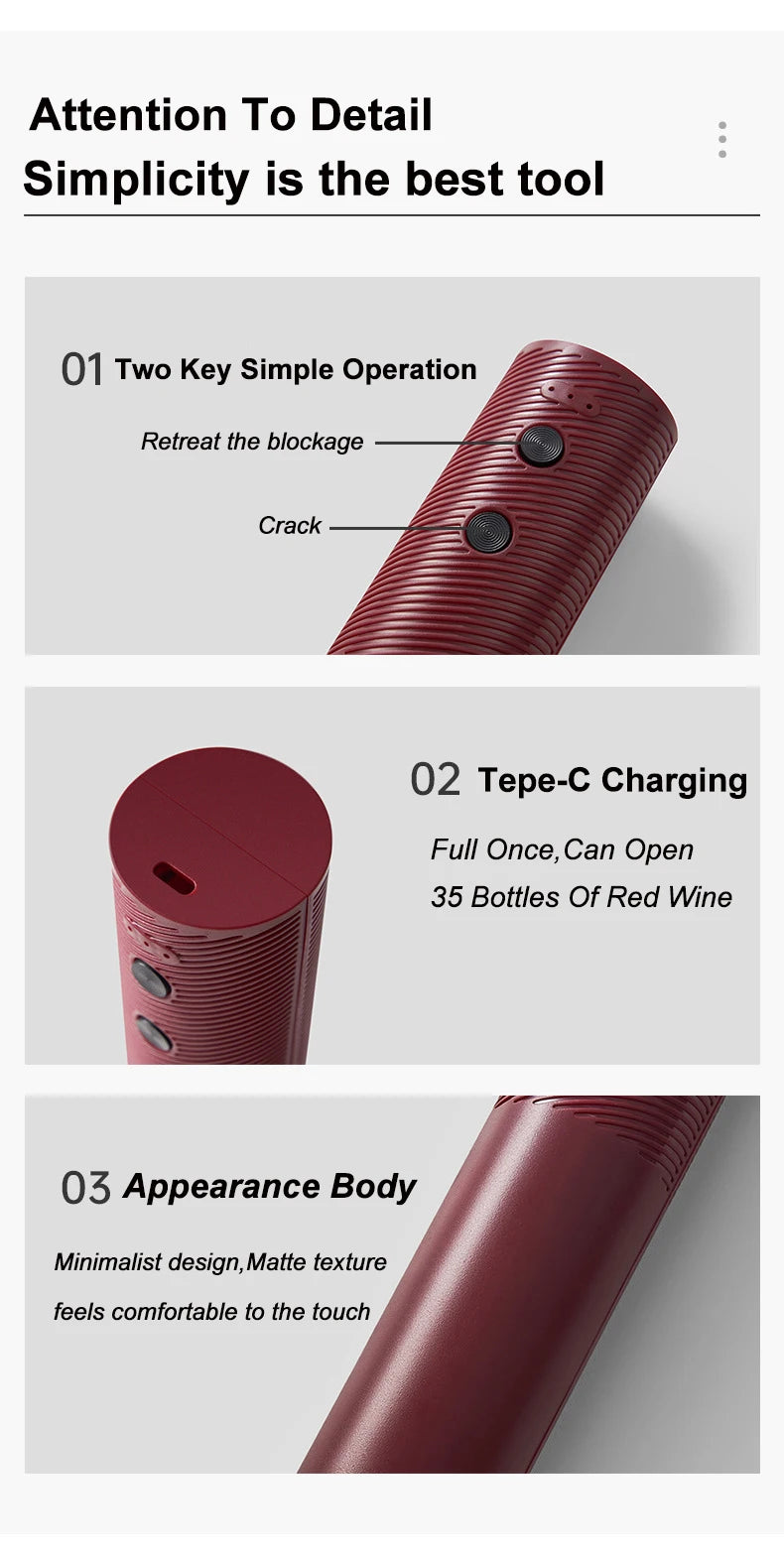 Vintap Pop - Electric Wine Opener